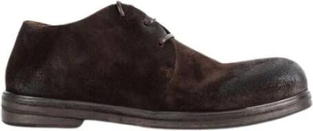 Marsell Bruin Suède Zucca Derby Schoenen