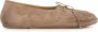 Marsell Bruine Suède Ballerina Platte Schoenen Brown Dames - Thumbnail 1