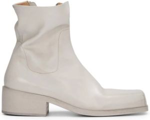 Marsell Cassello Ankle Boots Wit Heren