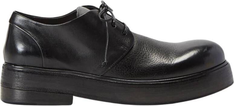 Marsell Derby Schoenen van Natuurlijk Leer Black Dames