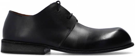 Marsell Gladleren Derby schoenen Black Heren