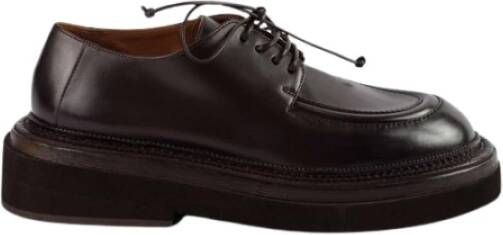 Marsell Donkerbruine Leren Derby Schoenen