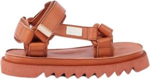 Marsell Flat Sandals Bruin Dames