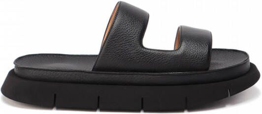 Marsell `Intagliato` Slide Shoes Zwart Heren