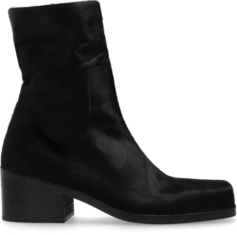 Marsell Gehakte enkellaarzen Black Dames