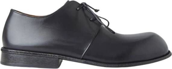 Marsell Gladleren Derby schoenen Black Heren