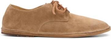 Marsell Hazelnootbruine leren Derby-schoenen