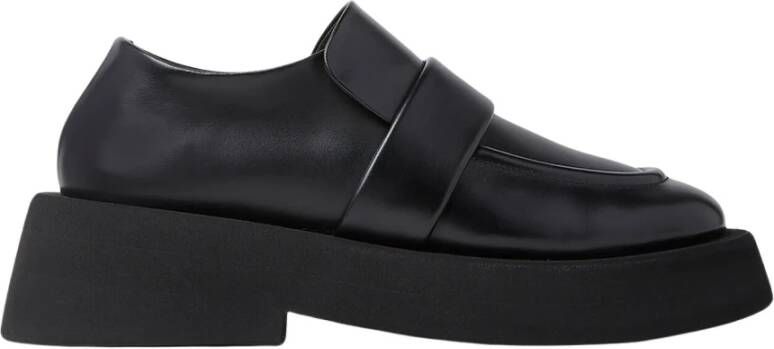 Marsell Italiaans leren loafers platformzool