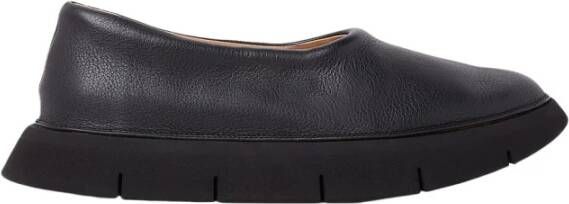 Marsell Leren Ballerina Flats Zwart Dames