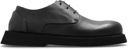 Marsell Leren Derby schoenen Black Heren