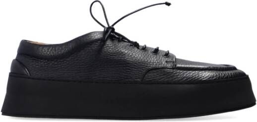 Marsell Leren derby schoenen Cassapana Black Heren