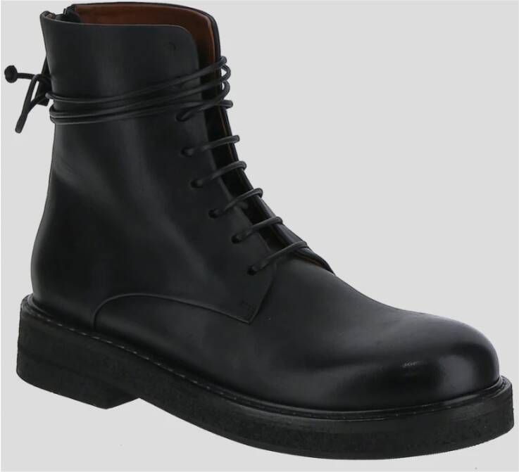 Marsell Leren laars met unieke stijl Black Dames - Foto 2