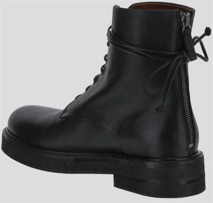 Marsell Leren laars met unieke stijl Black Dames