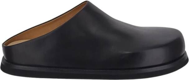 Marsell Leren Sabot Schoenen Black Heren