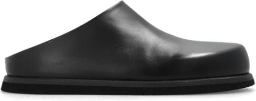 Marsell Leren slippers Black Heren