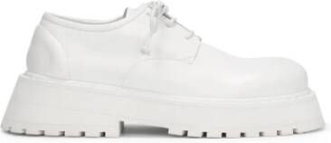 Marsell Lichtbruine Leren Derby Schoenen