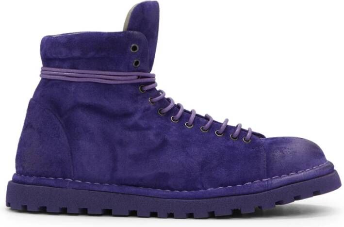 Marsell Paarse leren veterschoenen