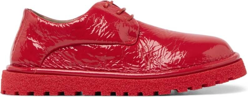 Marsell Rode Leren Derby Schoen