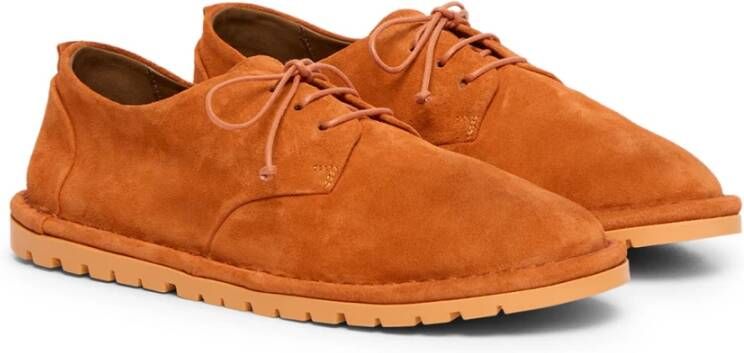 Marsell Rode omgekeerde leren derby schoenen