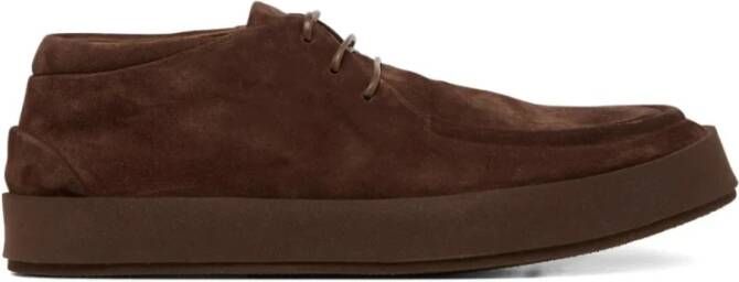 Marsell Suede Derby Schoenen Made in Italy