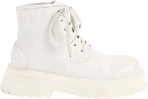 Marsell White Lace-up boots White Dames