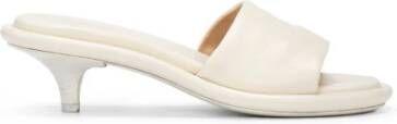 Marsell Witte leren slippers