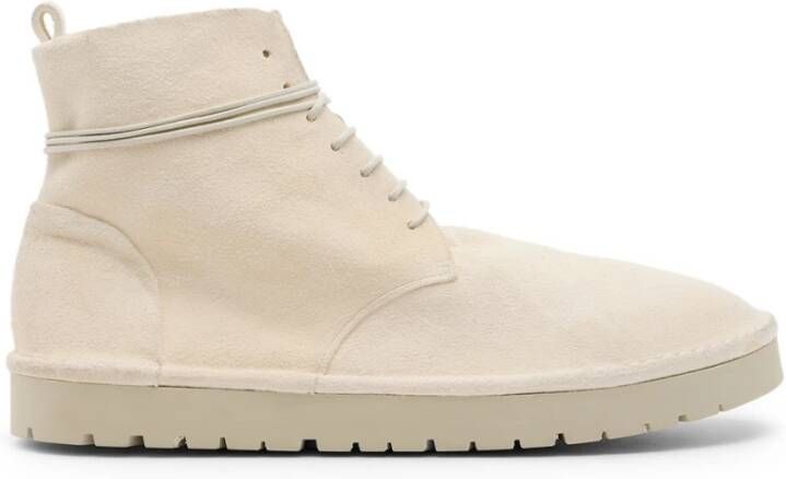 Marsell Witte leren veterschoenen