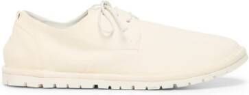 Marsell Witte Omgekeerde Leren Derby Schoenen