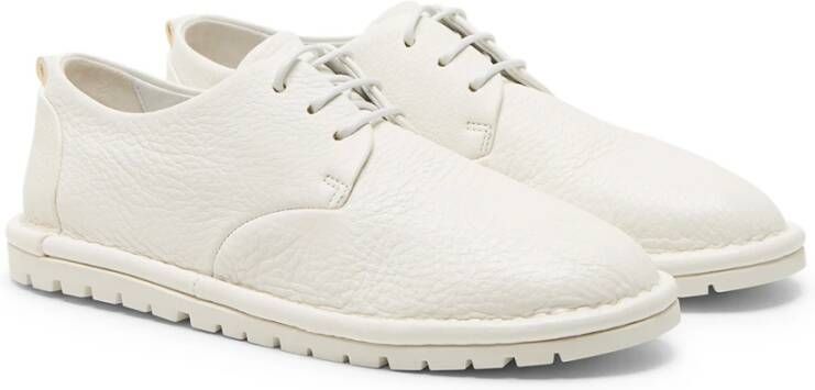 Marsell Witte Pebble Leren Derby Schoen