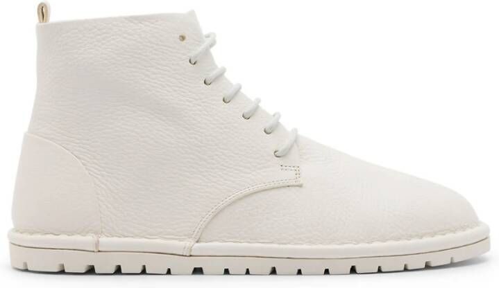 Marsell Witte Pebble Leren Enkellaars