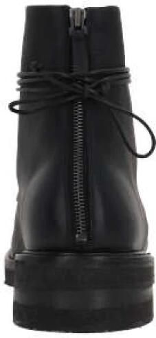 Marsell Zwarte Leren Anfibio Laarzen