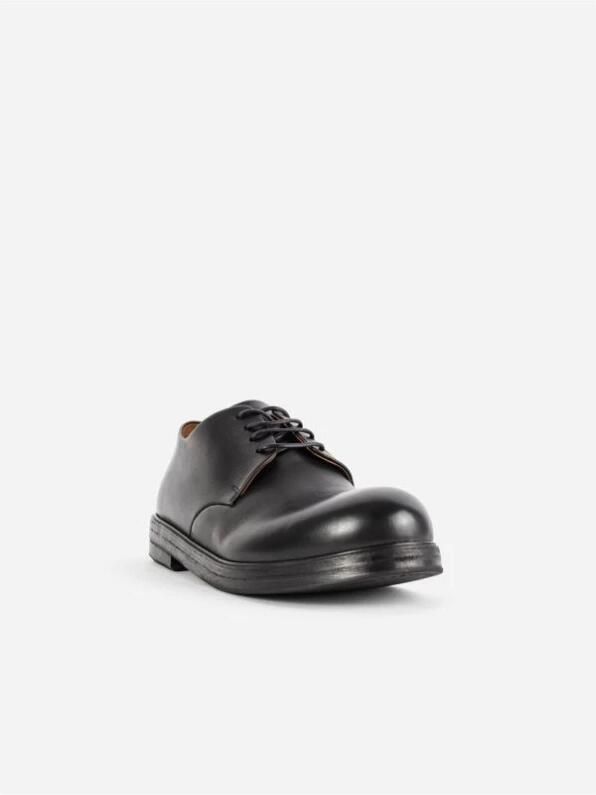 Marsell Zwarte leren Zucca Derby schoenen