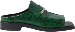 Martine Rose Loafers Groen Heren
