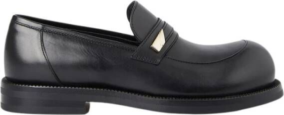 Martine Rose Loafers met Excentrieke Ronde Neus Black Dames