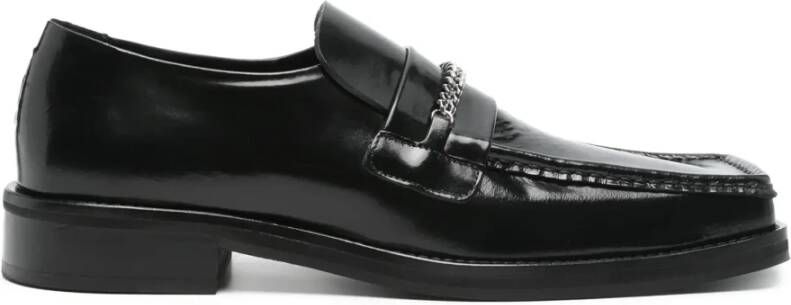 Martine Rose Zwarte Vierkante Neus Loafer Mannen