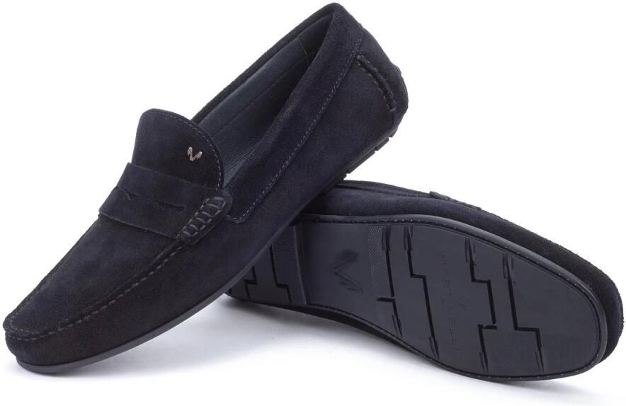 Martinelli Pacific heren moccasin blauw
