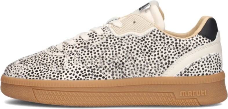 Maruti Beige Ponyhair Yale Sneakers voor dames