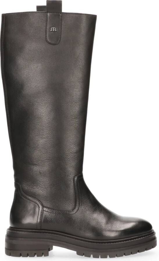 Maruti Briana leren laarzen zwart Leer Hoge laarzen Dames - Foto 3