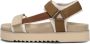 Maruti Beau Textile Dames Sandalen Bruin - Thumbnail 3