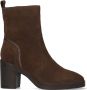 Maruti Vanity Enkellaarsjes Enkelboots met rits Dames Bruin - Thumbnail 2