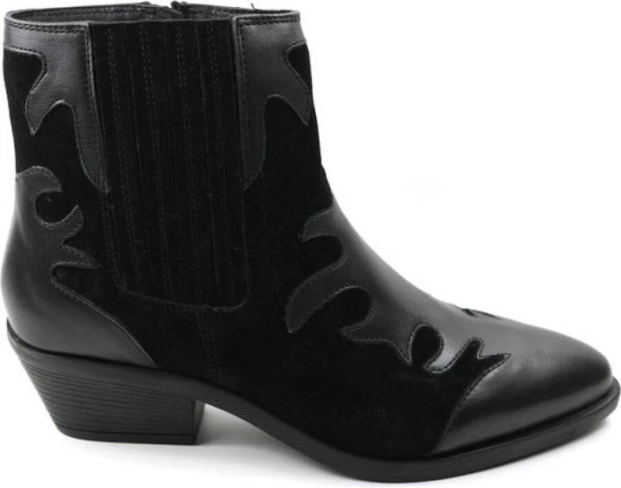 Maruti 66.1710.01-A00 dames enkellaarzen gekleed zwart - Foto 2