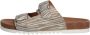 Maruti Gouden Bellona Leren Slippers Beige Dames - Thumbnail 3