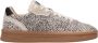 Maruti Yale Sneakers Dames Leren Sneaker Beige - Thumbnail 4