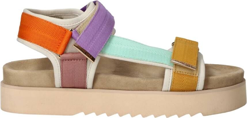 Maruti Kleurrijke Sandaal met Comfortabel Voetbed Multicolor Dames