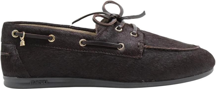 Maruti -Dames bruin donker ballerina's & mocassins