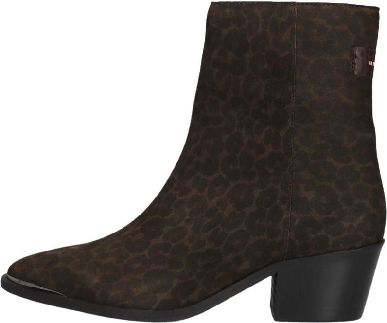 Maruti Maria Enkellaarsjes Enkelboots met rits Dames Bruin - Foto 7