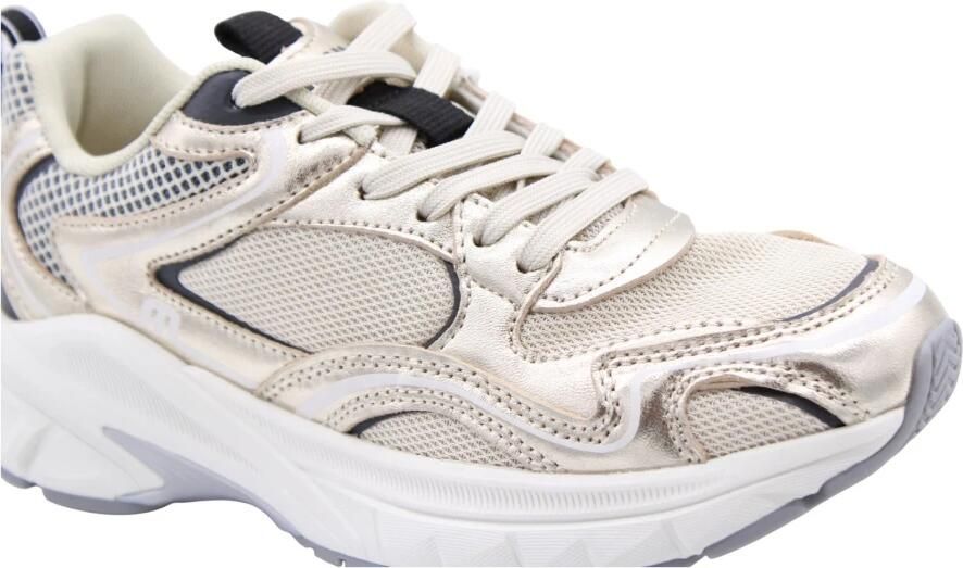 Maruti Novi sneakers metallic gold Goud Mesh Lage sneakers Dames - Foto 4