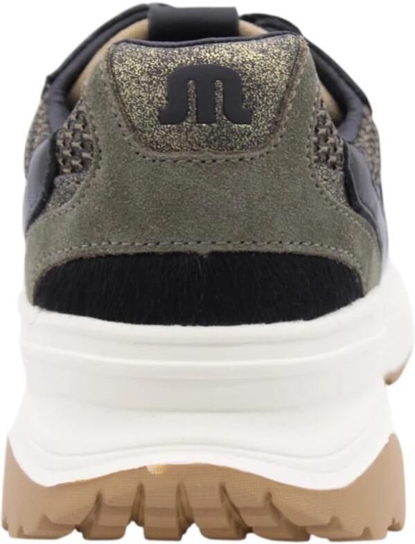 Maruti Groene Chunky Sole Sneakers voor Vrouwen
