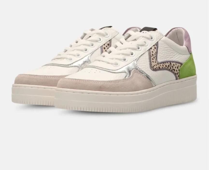 Maruti Momo Sneakers White Pixel Offwhite Lime