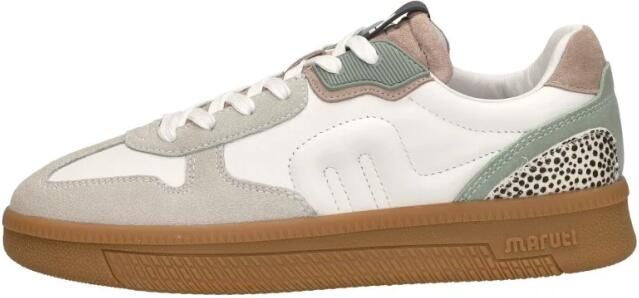 Maruti Yale Suede sneakers groen Wit Leer Lage sneakers Dames - Foto 4